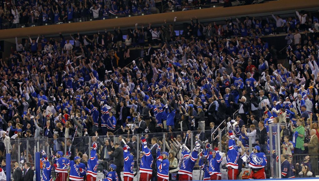 Fans are back at the Madison Square Garden to support the New York