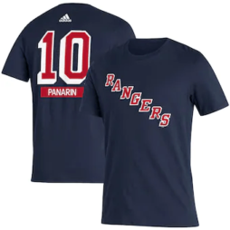Artemi Panarin New York Rangers adidas Player Name & Number T-Shirt – Navy