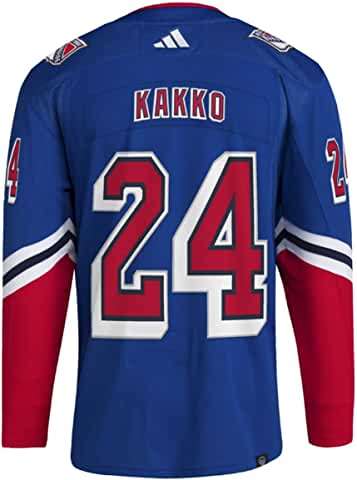Kaapo Kakko Men's Adidas Royal New York Rangers Home Primegreen Authentic Pro Custom Jersey