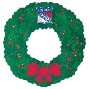 New York Rangers 16'' Team Wreath Sign