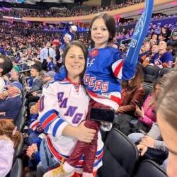 Quinn’s first Rangers Game