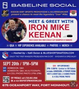 🏒 First Preseason Event: Meet & Greet with Coach Mike Keenan!