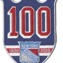 New York Rangers 100th Anniversary Embroidered Jersey Patch