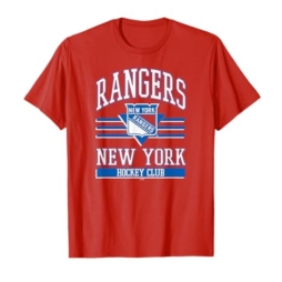New York Rangers Hockey Club Red Officially Licensed T-Shirt
