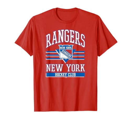 New York Rangers Hockey Club Red Officially Licensed T-Shirt