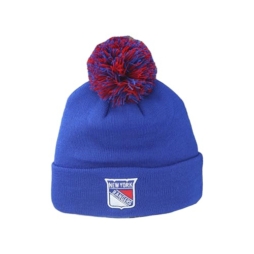 New York Rangers NHL Beanie Pom, One Size